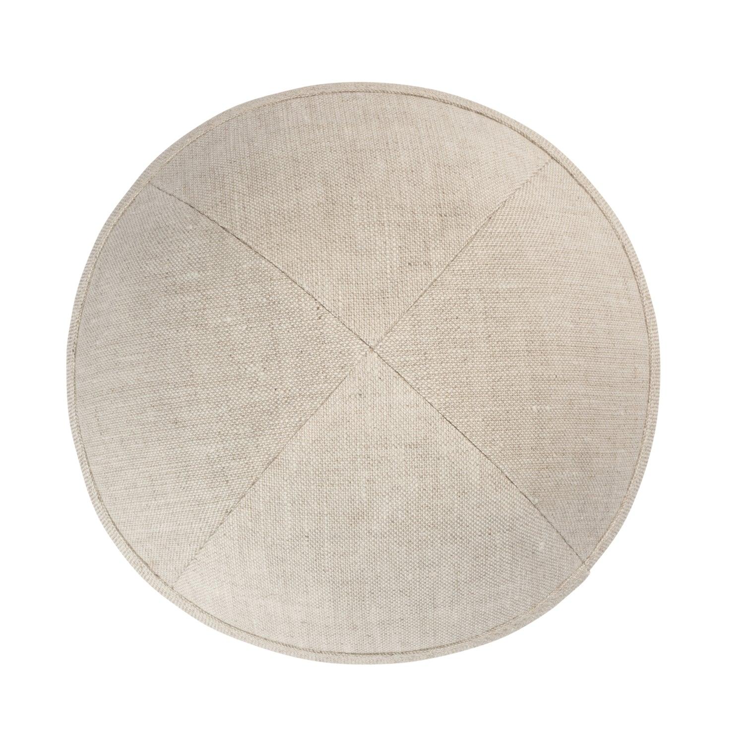 IKIPPAH TAN LINEN YARMULKE