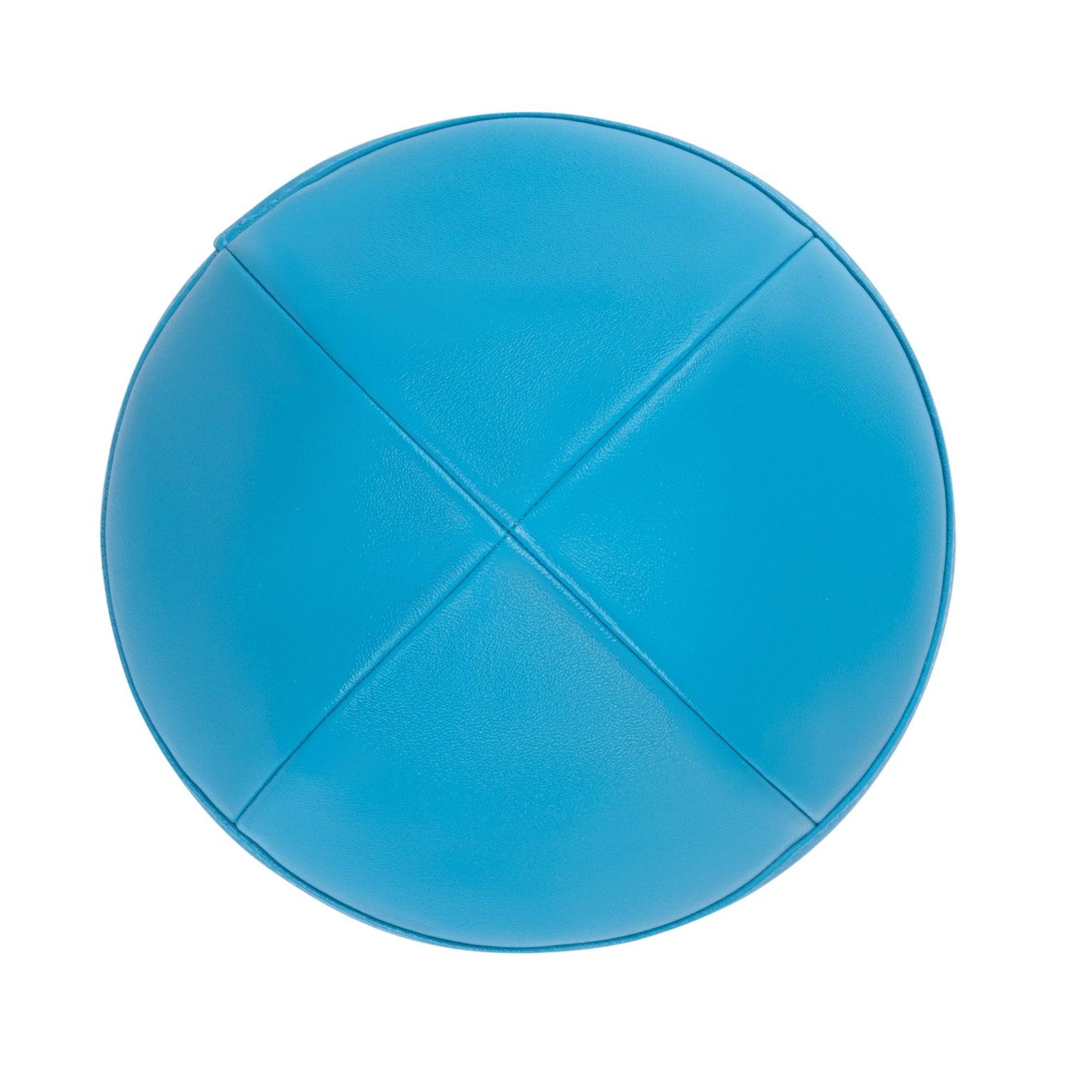 IKIPPAH TURQUOISE BLUE LEATHER YARMULKE