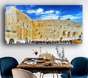Print on Glass Art of the Kosel-Blue Sky, Size 24x35