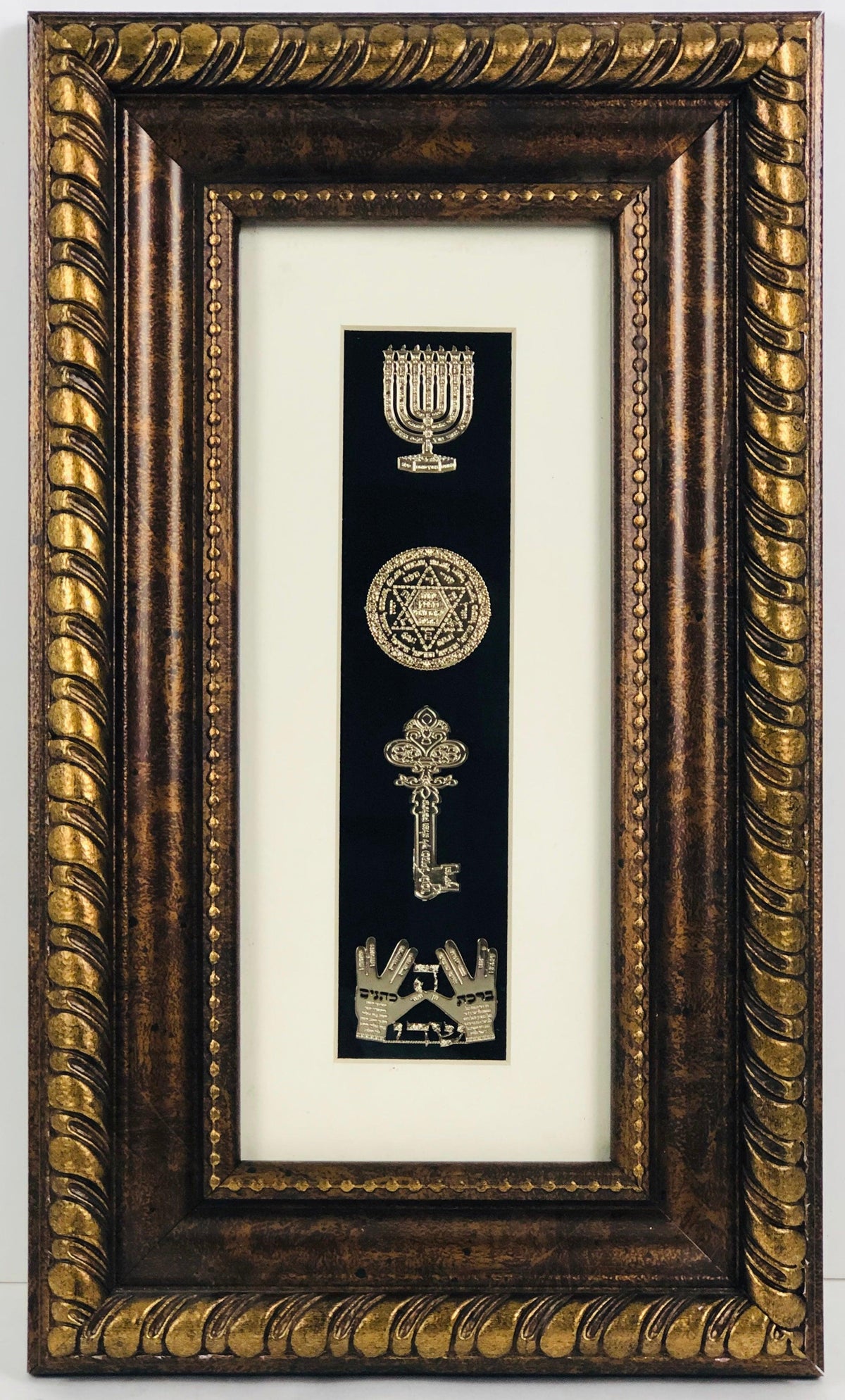 Set Hayeshuot Gold Art in Gold Frame Size 9x15"