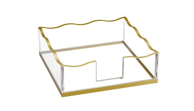 Wave Napkin Holder - Gold